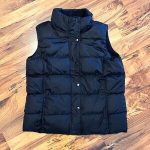 Womens Faded Glory Black Puffer Vest Size S